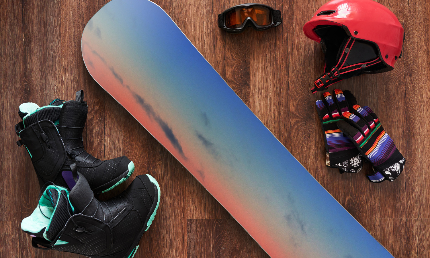 snowboarding