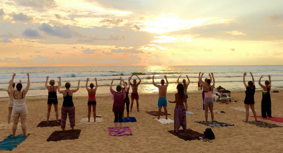 Beach Yoga in Sri Lanka