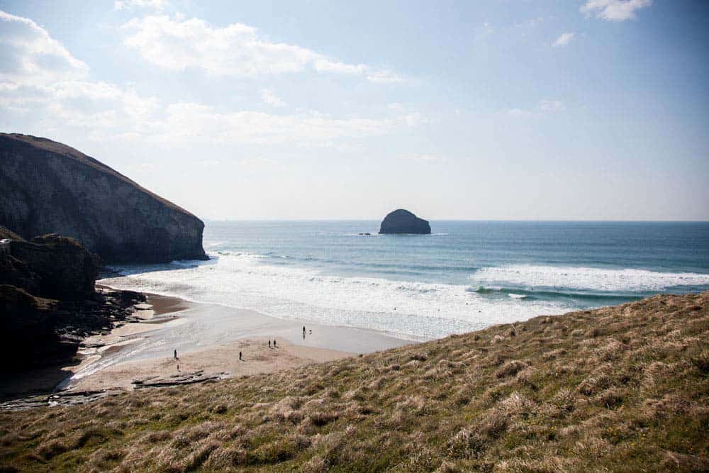 beach and bay cornwall