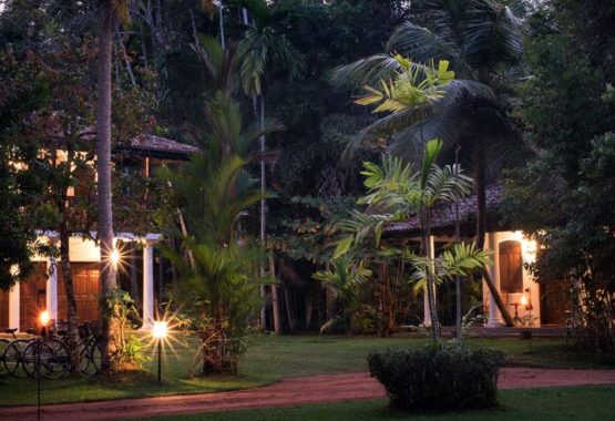 Evening shot mango suite and coconut wing and grounds sri lanka venue