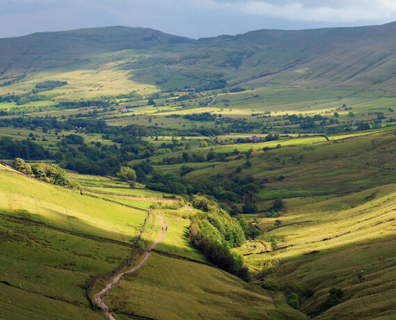 peak district landscape view